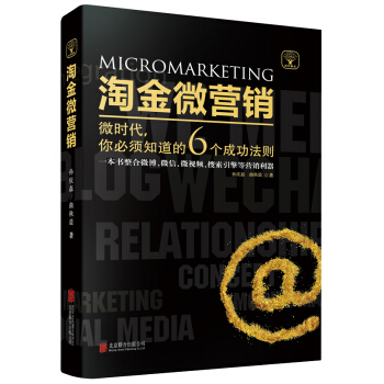 淘金微营销 pdf epub mobi 下载