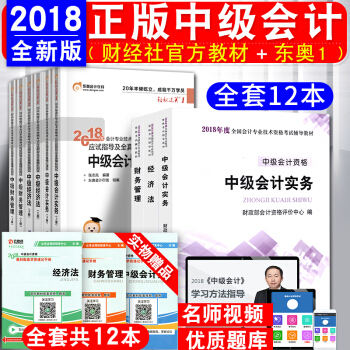 中级会计职称2018教材东奥轻松过关 中级会计实务 经济法 财务管理 12本 会计师 pdf epub mobi 下载