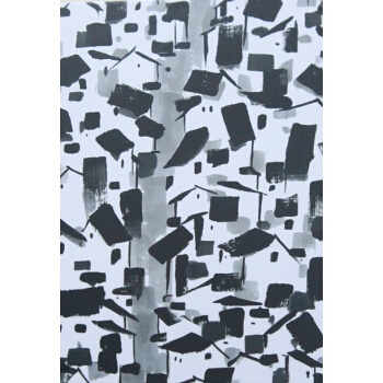 吴冠中艺术明信片·老屋 pdf epub mobi 电子书 下载