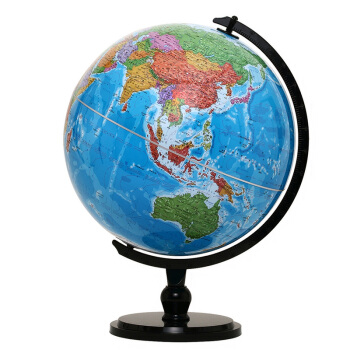 博目地球儀：32cm中文政區地球儀（炫影黑架） pdf epub mobi 電子書 下載