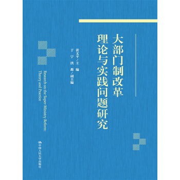 大部門製改革理論與實踐問題研究
