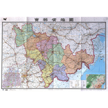 2018吉林省地图 吉林政区图 折叠纸质 1.05米*0.75米 分省系列 pdf epub mobi 下载