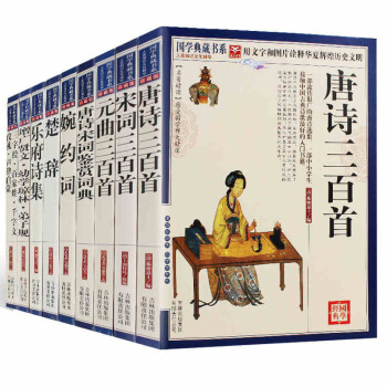 中国古诗词大全集全9册国学典藏书系 唐诗宋词元曲三百首鉴赏古文观止楚辞乐府诗集正版畅销书 pdf epub mobi 下载
