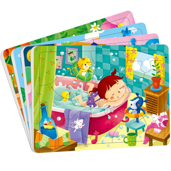 邦臣小紅花·動手動腦玩拼圖（3-4歲 套裝全4冊） [3-4歲] pdf epub mobi 下载