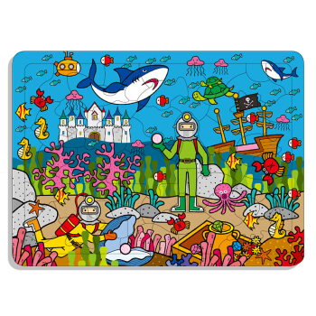 邦臣小紅花：動手動腦玩拼圖13（4-6歲）（63塊） [4-6歲]