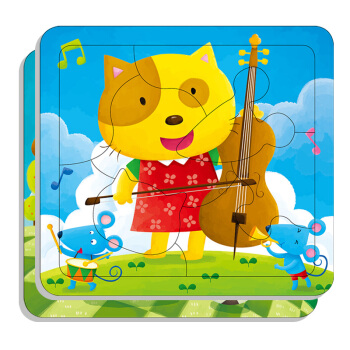 邦臣小红花：动手动脑玩拼图4（2-3岁）（8块） [2-3岁] pdf epub mobi 下载