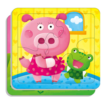 邦臣小红花：动手动脑玩拼图2（4块） [2-3岁] pdf epub mobi 电子书 下载