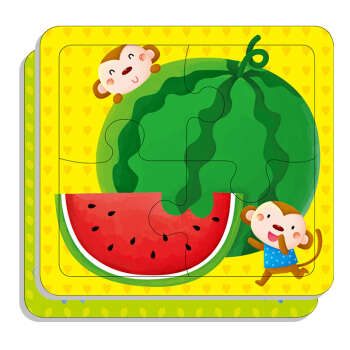 邦臣小红花：动手动脑玩拼图1（2-3岁）（4块） [2-3岁] pdf epub mobi 电子书 下载