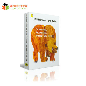 包邮 Brown Bear What Do You See 棕熊廖彩杏书单英文原版绘本#
