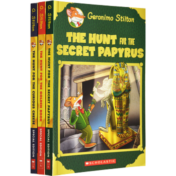英文原版章节书老鼠记者特别版 Geronimo Stilton Special Edition 3册