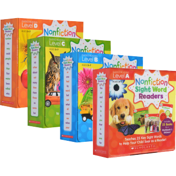 关键词书 Nonfiction Sight Word Readers ABCD 100册 英文原版