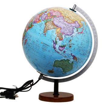 博目地球仪·贝斯马克：30cm中英文政区灯光立体地球仪 pdf epub mobi 下载