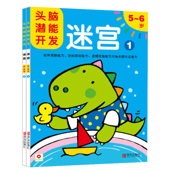 邦臣小红花·头脑潜能开发：迷宫5-6岁（套装共2册） [5-6岁] pdf epub mobi 下载