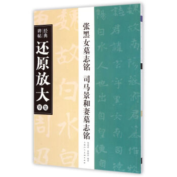 经典碑帖还原放大集萃：张黑女墓志铭·司马景和妻墓志铭 pdf epub mobi 电子书 下载