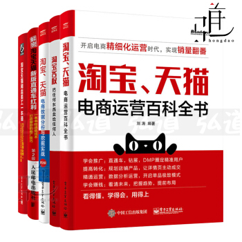 5本 淘寶天貓電商運營百科全書+網店美工一本通+電商數據分析與挖掘實+淘寶客服+直通車紅利 pdf epub mobi 下载