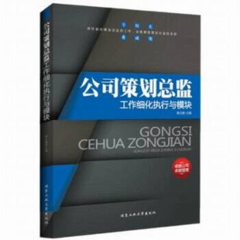 公司策划总监工作细化执行与模块　周文敏 创意广告营销 企业经营管理执行力管理 pdf epub mobi 下载