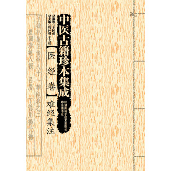 中医古籍珍本集成 医经卷 难经集注 pdf epub mobi 下载