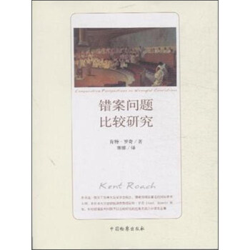 错案问题比较研究 pdf epub mobi 下载