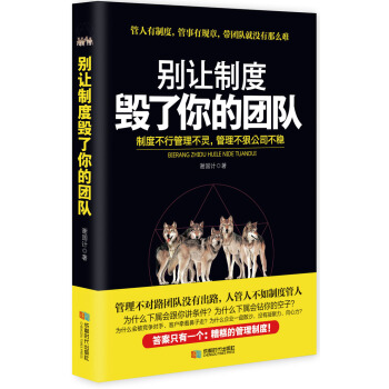 彆讓製度毀瞭你的團隊 pdf epub mobi 下载