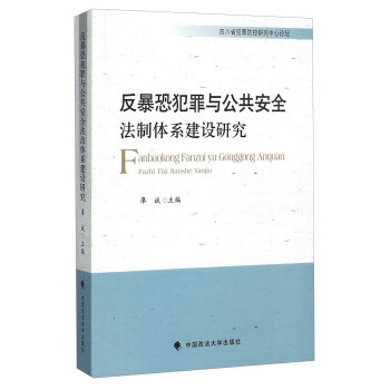 反暴恐犯罪与公共安全法治体系建设研究 pdf epub mobi 下载