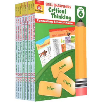 Skill Sharpeners Critical Thinking 8冊 加州教材 批判性思維