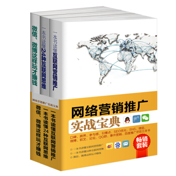 畅销套装-网络营销推广实战宝典系列：互联网营销推广+24种互联网思维+微信微博这样玩才赚钱（套装共3册） pdf epub mobi 下载