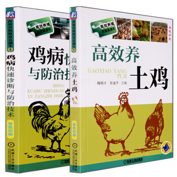 双色印刷 高效养土鸡+鸡病快速诊断与防治技术 高效养鸡技术 养殖技术大全书籍 鸡病害防治书 pdf epub mobi 电子书 下载