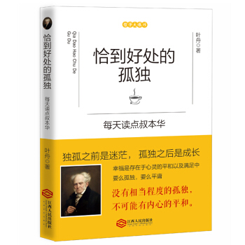 恰到好處的孤獨：每天讀點叔本華 pdf epub mobi 下载