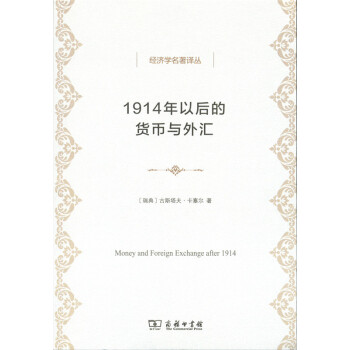 1914年以后的货币与外汇/经济学名著译丛 pdf epub mobi 下载