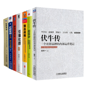 社群時代【套裝7冊】伏牛傳+引爆社群+産品型社群+IP+社群營銷：方法、技巧與實踐 pdf epub mobi 下载