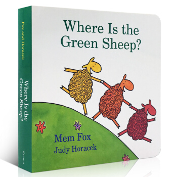 英文原版Where Is the Green Sheep綠綿羊在哪兒?吳敏蘭繪本123