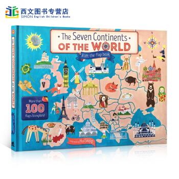 英文原版The Seven Continents Of The World 世界7大洲地理