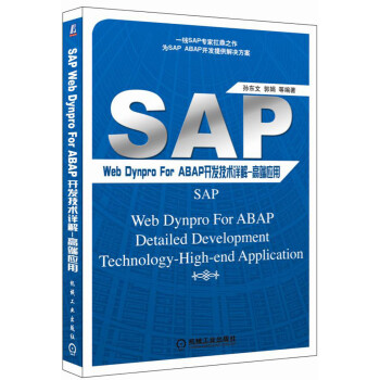 SAP Web Dynpro For ABAP開發技術詳解 高端應用 pdf epub mobi 下载