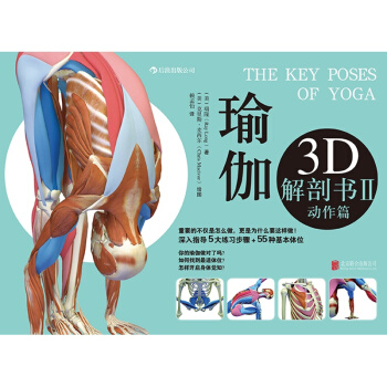 瑜伽3D解剖书Ⅱ--动作篇 人体肌肉伸展的原理 科学动作细节与姿势要点 精准的3D透视