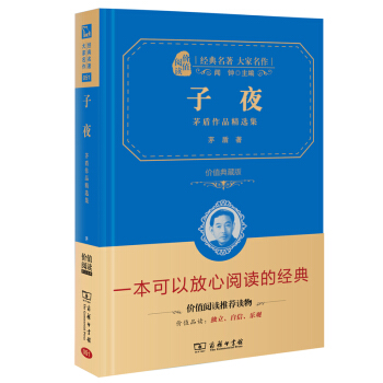 子夜 茅盾作品精選集 經典名著 大傢名作(新課標 無障礙閱讀 全譯本精裝 )