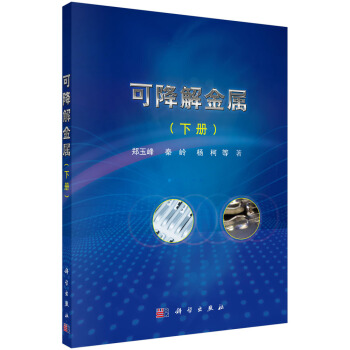 可降解金属（下册） pdf epub mobi 电子书 下载