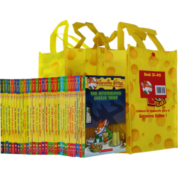 英文原版 Geronimo Stilton 老鼠记者31-60 儿童桥梁章节书30册合售
