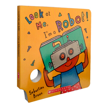 英文原版Look At Me Mask I'm a Robot!紙闆書Scholastic