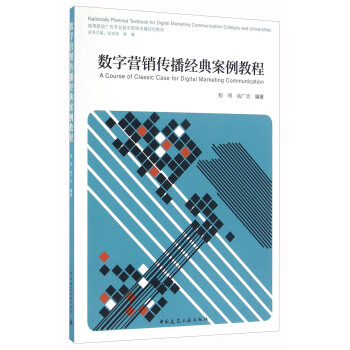 數字營銷傳播經典案例教程 pdf epub mobi 下载