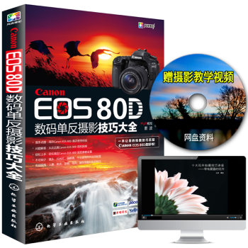 Canon EOS 80D數碼單反攝影技巧大全佳能攝影教程技巧書籍攝影入門新手到精通相機書