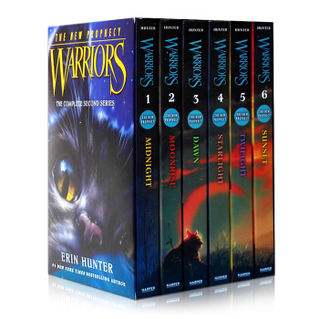 英文原版Warriors The New Prophecy Volumes 貓武士第2部