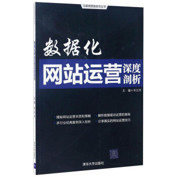 互聯網營銷係列叢書：數據化網站運營深度剖析 pdf epub mobi 下载