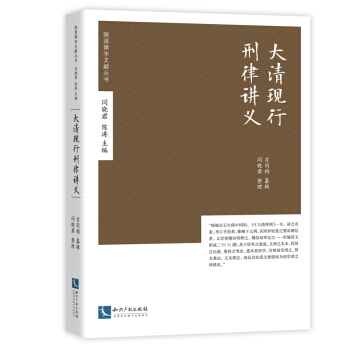 大清现行刑律讲义 pdf epub mobi 下载