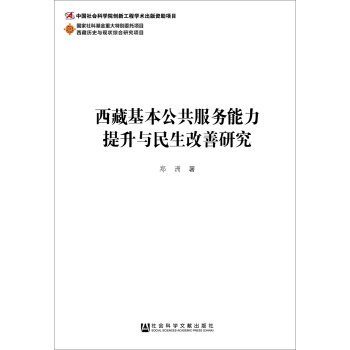 西藏基本公共服务能力提升与民生改善研究