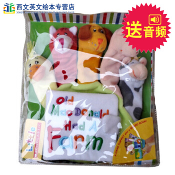 英文原版手偶紙闆書 Old Macdonald Had a Farm 吳敏蘭推薦 送音頻