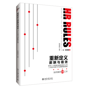 重新定义薪酬与绩效——资深人力资源总监教你做大公司二次创业与新兴行业薪酬绩效制度 pdf epub mobi 下载