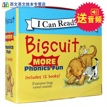 英文原版Biscuit more Phonics Fun 小饼干狗系列12册自然拼读 送音频 pdf epub mobi 下载