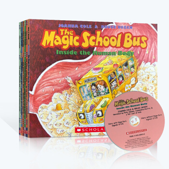 英文原版The magic school bus神奇校車手繪版6冊書+6CD pdf epub mobi 電子書 下載