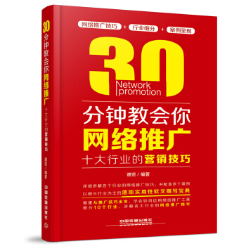 30分鍾教會你網絡推廣：十大行業的營銷技巧 pdf epub mobi 下载