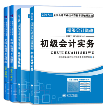 初级会计职称2018教材真题汇编与上级题库 初级会计实务+经济法基础（套装共4册） pdf epub mobi 电子书 下载